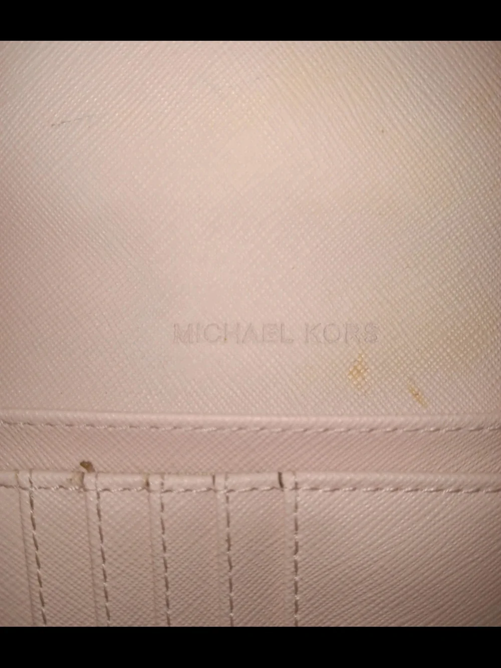 Michael Kors Pink Saffiano Leather Continental Wallet with Gold Logo
